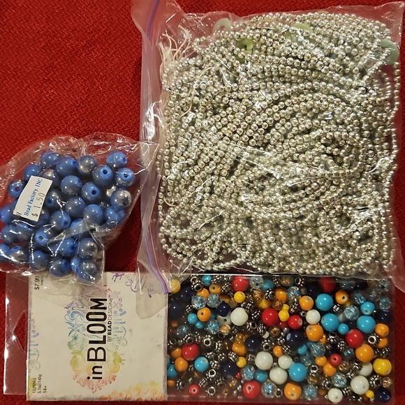 Gemstone Bead & Jewelry Making Lot - Mixed Findings & Beads Craft Supply Destash - Picture 7 of 12
